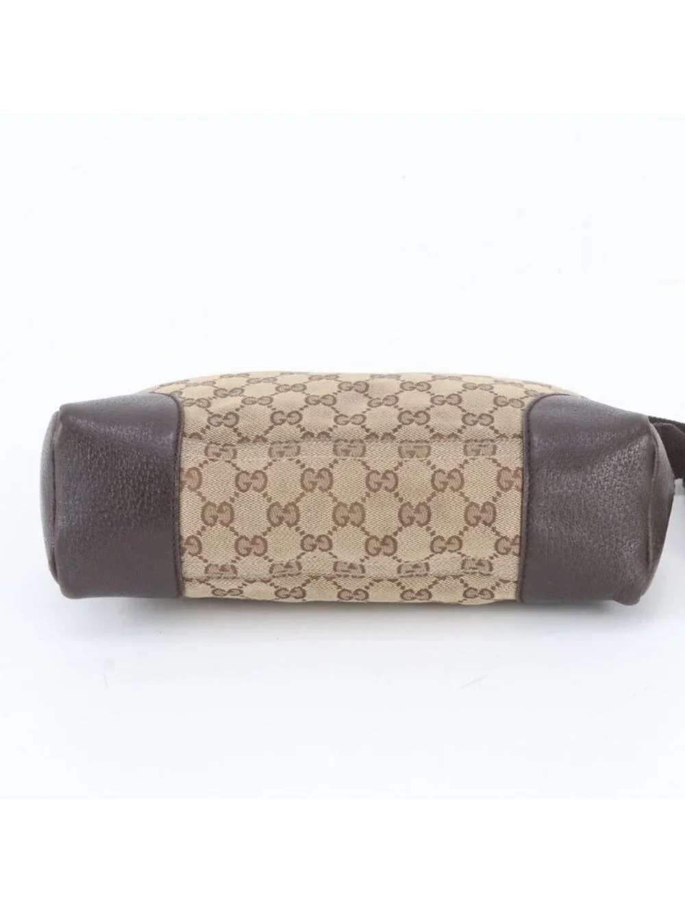 Gucci GG Canvas Leather Shoulder Bag Crossbody Messenger Business Tote